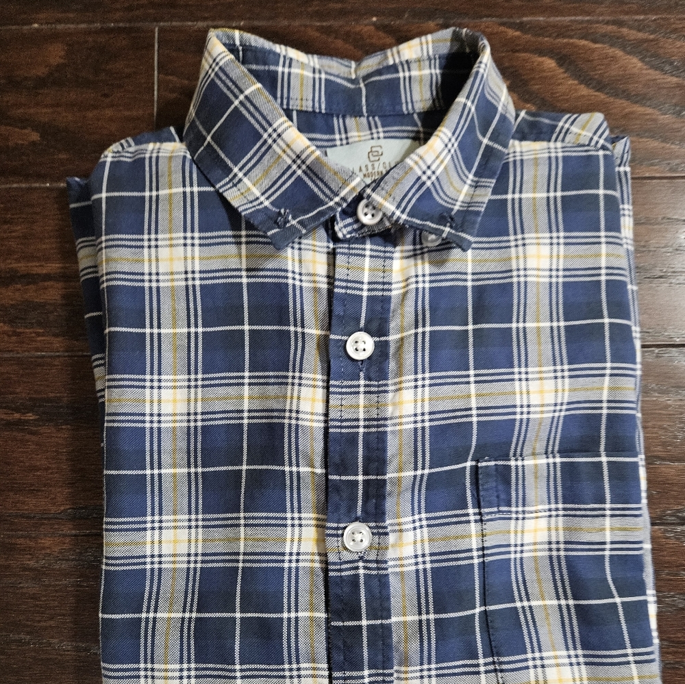 Boys long sleeved button down